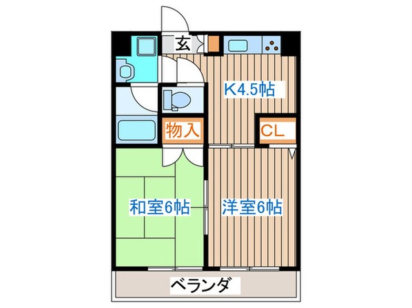 イーグルⅠ番館の物件間取画像